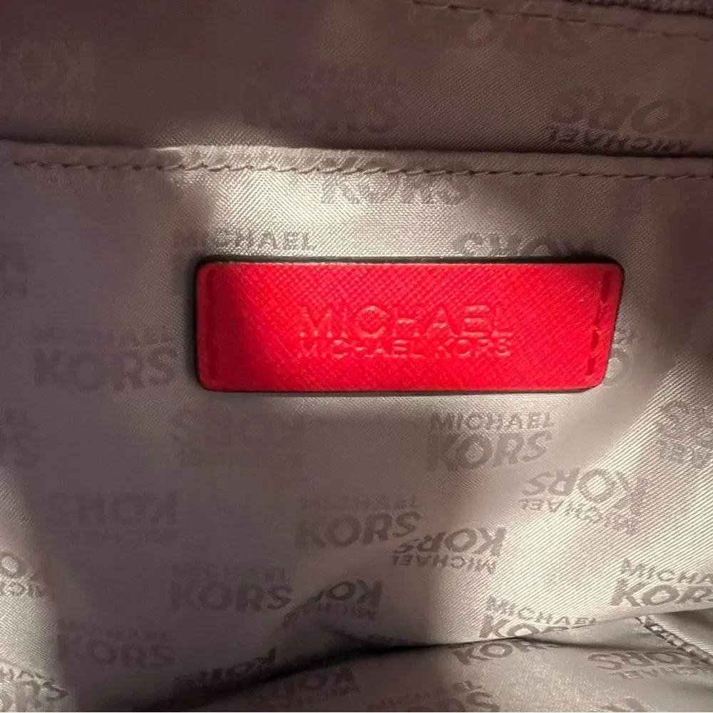 Michael Kors Ariana Large Red Tote. MSRP $280 Great Condition!!